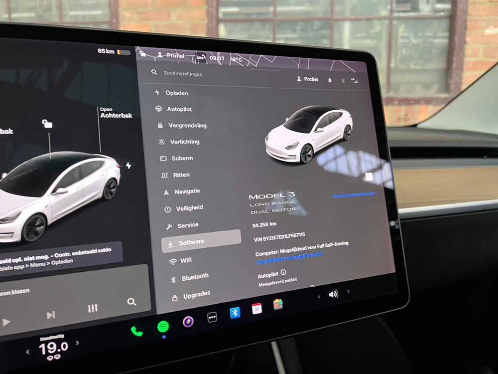 Tesla Model 3 Long Range 75 kWh 351pk 2019 (Origineel-NL), H-804-DZ