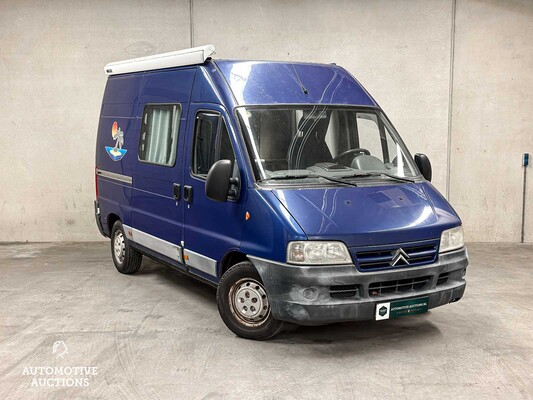 Citroen Jumper 33MH 2.2HDI Kampeerwagen 2002 (Origineel-NL), 9-XJK-25 Youngtimer