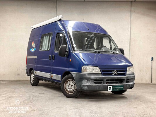 Citroen Jumper 33MH 2.2HDI Kampeerwagen 2002 (Origineel-NL), 9-XJK-25 Youngtimer