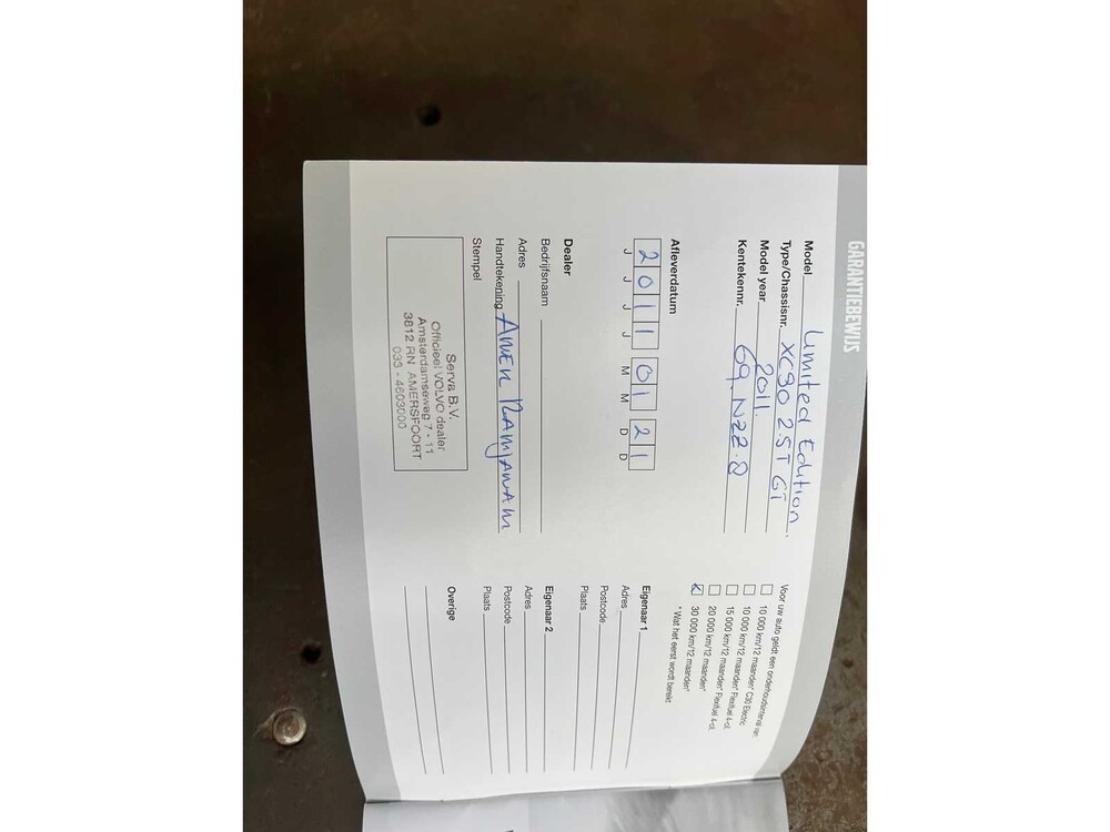 Volvo XC90 2.5 T5 Limited Edition 209PS 2011 -Fertigmodell NL-, 69-NZZ-8