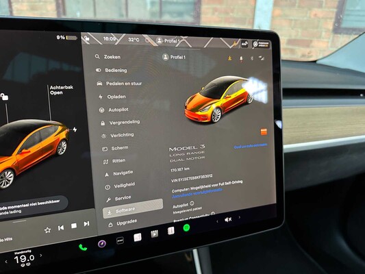 Tesla Model 3 Long Range AWD 75kWh 351pk 2019 (Origineel-NL + 1e Eigenaar), ZK-467-S