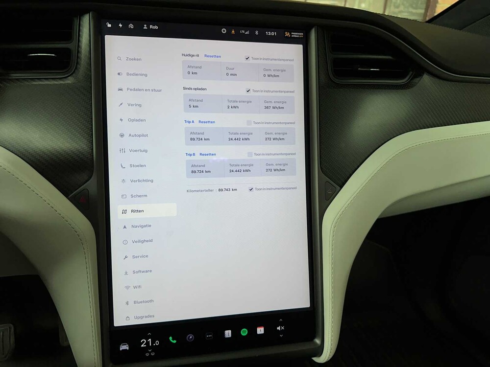 Tesla Model X 100D 6p 417pk 2018 (Origineel-NL), TP-972-V