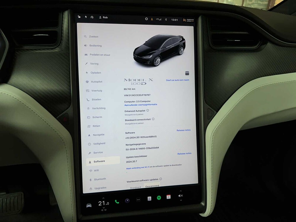 Tesla Model X 100D 6p 417pk 2018 (Origineel-NL), TP-972-V