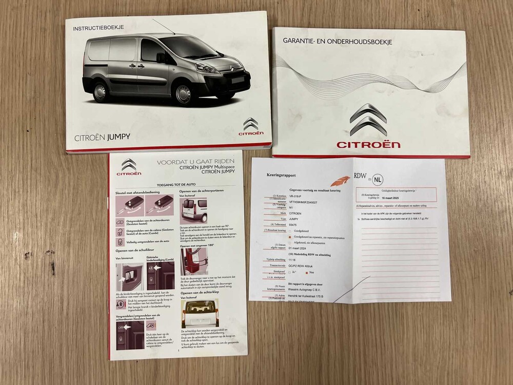 Citroen Jumpy 10 1.6 HDI L1H1 Economy 90hp 2015 (Original-NL) Commercial vehicle, VR-018-P