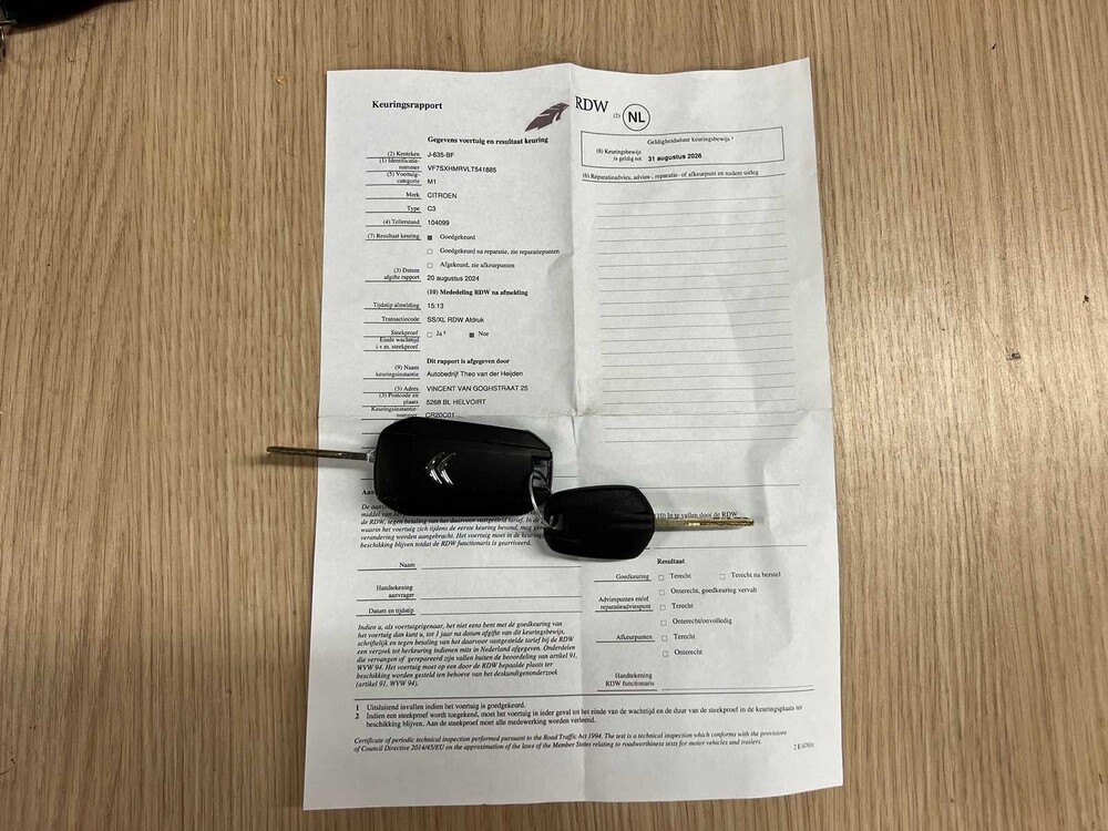 Citroen C3 1.2 PT Feel 83PS 2020 (Original-NL), J-635-BF