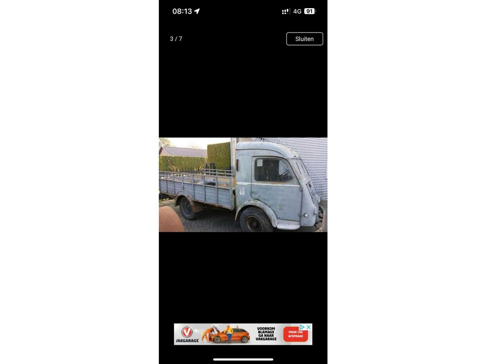 Renault Goelette R2060 FOOD TRUCK 1958 Oldtimer Pickup Truck