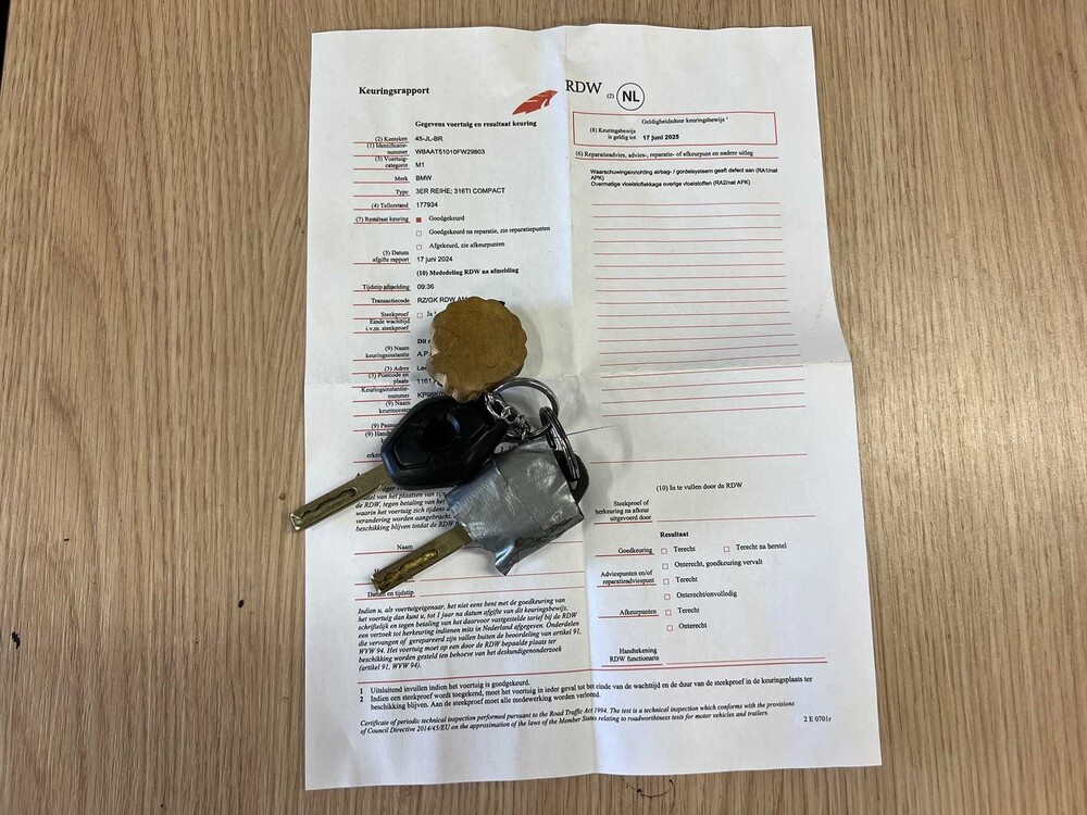 BMW Compact 316ti 116PS 2002 (Original-NL), 45-JL-BR 3er