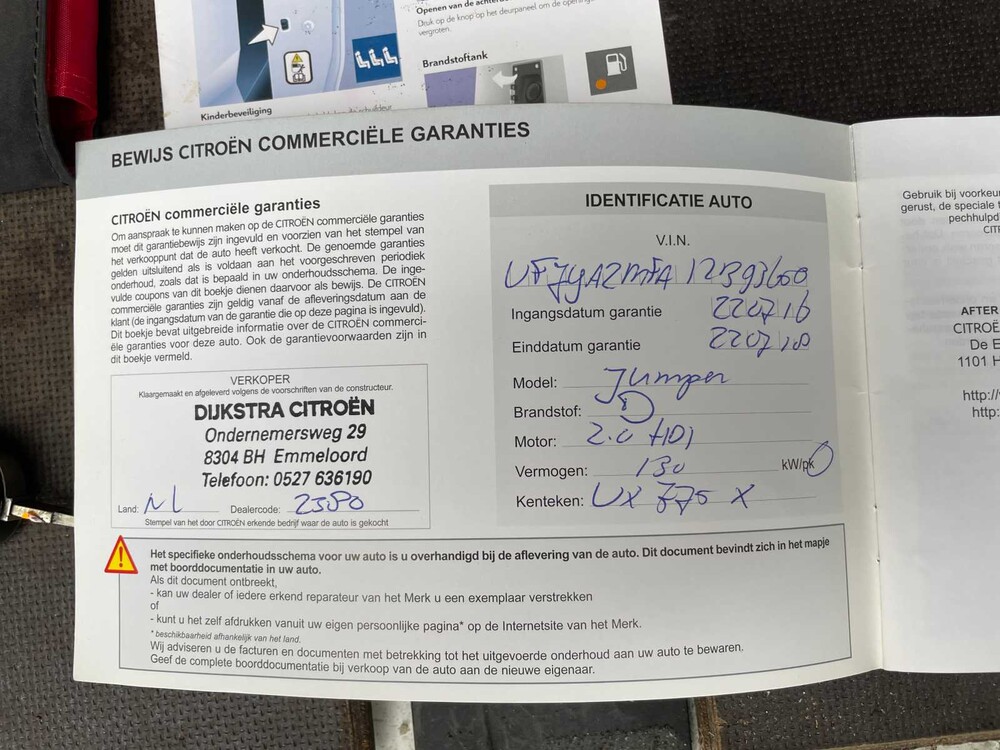 Citroen Jumper 30 2.0 BlueHDi L1H1 3-seater Economy (Original-NL) 131hp 2016 Commercial vehicle, VX-775-X