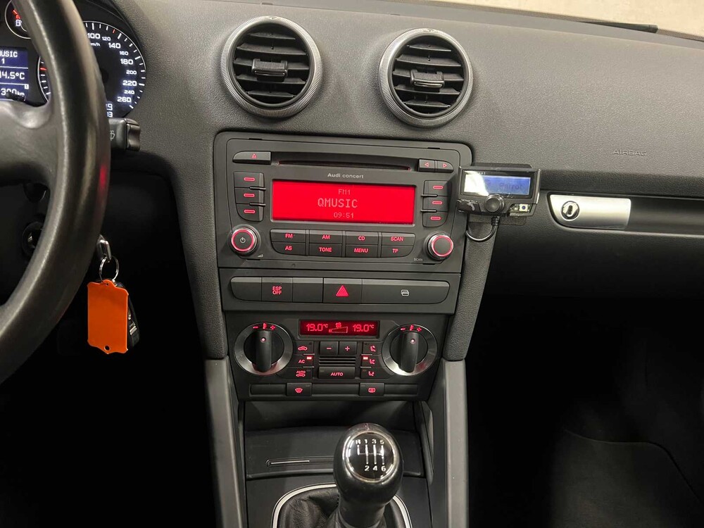 Audi A3 Cabriolet 1.8 TFSI Attraction Pro Line 160pk 2009 (Origineel-NL), 33-JPL-2