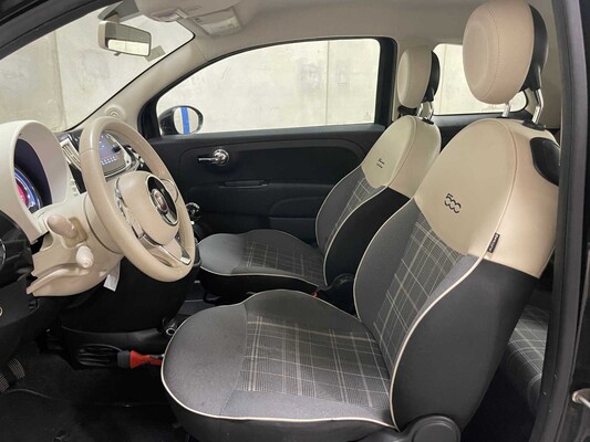 Fiat 500 1.0 Hybrid Lounge 69hp 2020 (Original-NL), J-701-PN