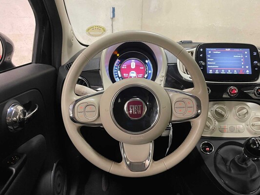 Fiat 500 1.0 Hybrid Lounge 69hp 2020 (Original-NL), J-701-PN