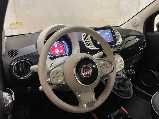 Fiat 500 1.0 Hybrid Lounge 69PS 2020 (Original-NL), J-701-PN