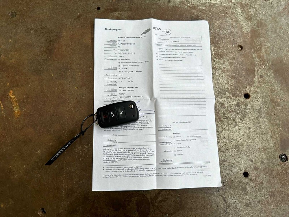 Volkswagen Golf Plus 1.4 Turijn 75pk 2004 (Origineel-NL), 98-SF-GS