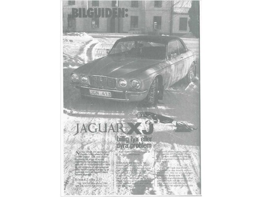 Jaguar XJ12C Coupé LHD Early Type Carburettors 254hp 1976, 44-YD-44