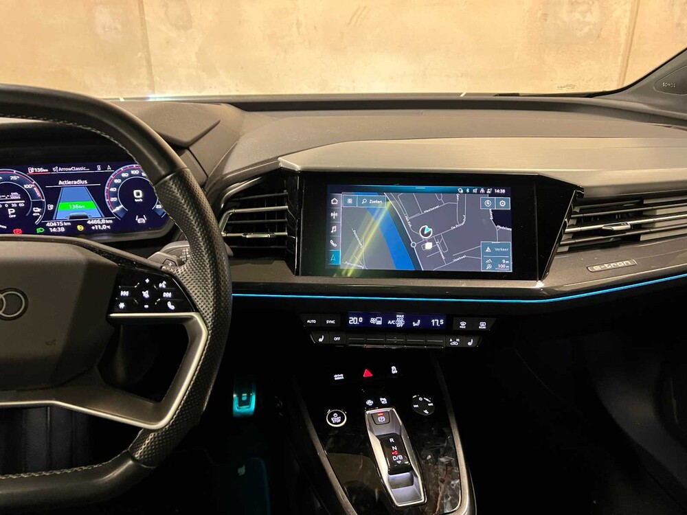 Audi Q4 Sportback E-Tron S-Line 50 Quattro Advanced Edition (BLACK-OPTIC) 77kWh 299pk 2021 (Origineel-NL), N-644-PH