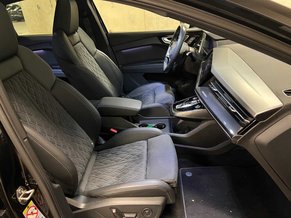 Audi Q4 Sportback E-Tron S-Line 50 Quattro Advanced Edition (BLACK-OPTIC) 77kWh 299pk 2021 (Origineel-NL), N-644-PH