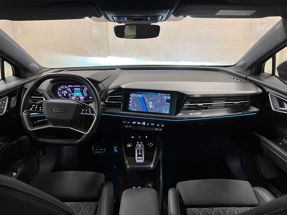 Audi Q4 Sportback E-Tron S-Line 50 Quattro Advanced Edition (BLACK-OPTIC) 77kWh 299pk 2021 (Origineel-NL), N-644-PH