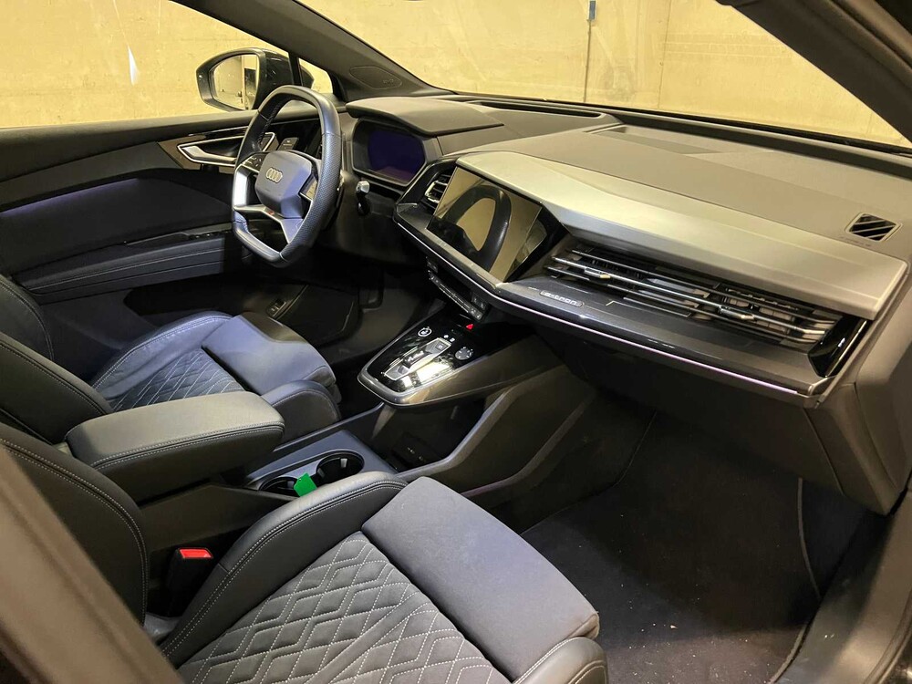 Audi Q4 Sportback E-Tron S-Line 50 Quattro Advanced Edition (BLACK-OPTIC) 77kWh 299pk 2021 (Origineel-NL), N-644-PH