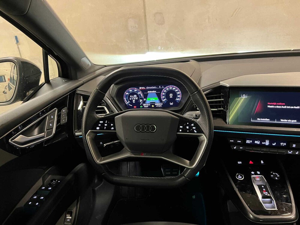 Audi Q4 Sportback E-Tron S-Line 50 Quattro Advanced Edition (BLACK-OPTIC) 77kWh 299pk 2021 (Origineel-NL), N-644-PH