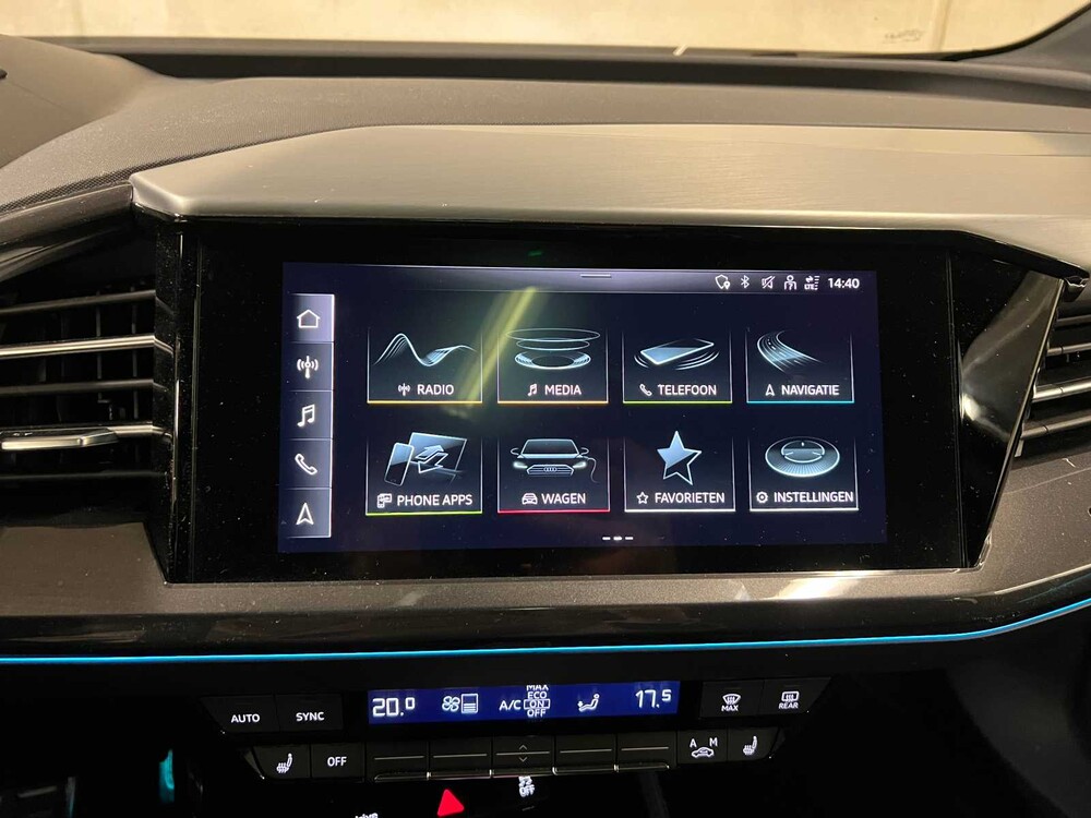 Audi Q4 Sportback E-Tron S-Line 50 Quattro Advanced Edition (BLACK-OPTIC) 77kWh 299pk 2021 (Origineel-NL), N-644-PH