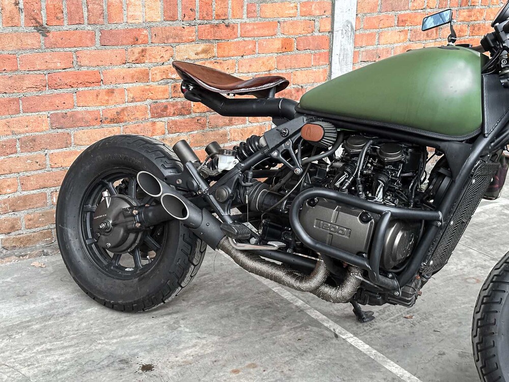 Honda GL1200 Interstate (CUSTOM GOLDWING) 1181cc 1987, MN-44-RD Cafe Racer Motorfiets