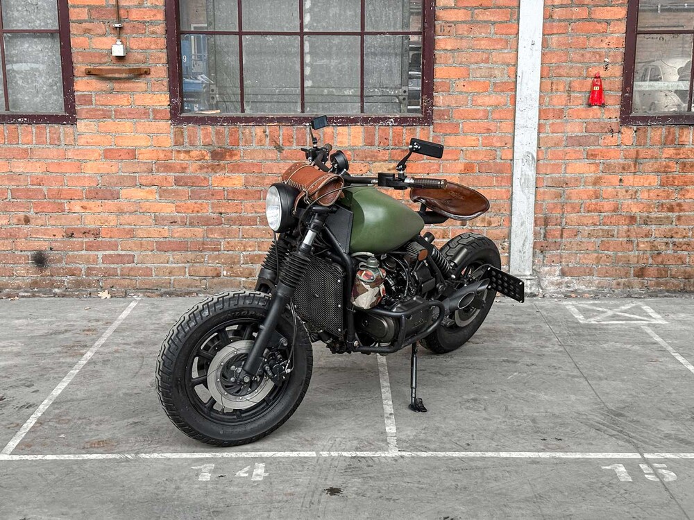 Honda GL1200 Interstate (CUSTOM GOLDWING) 1181cc 1987, MN-44-RD Cafe Racer Motorfiets