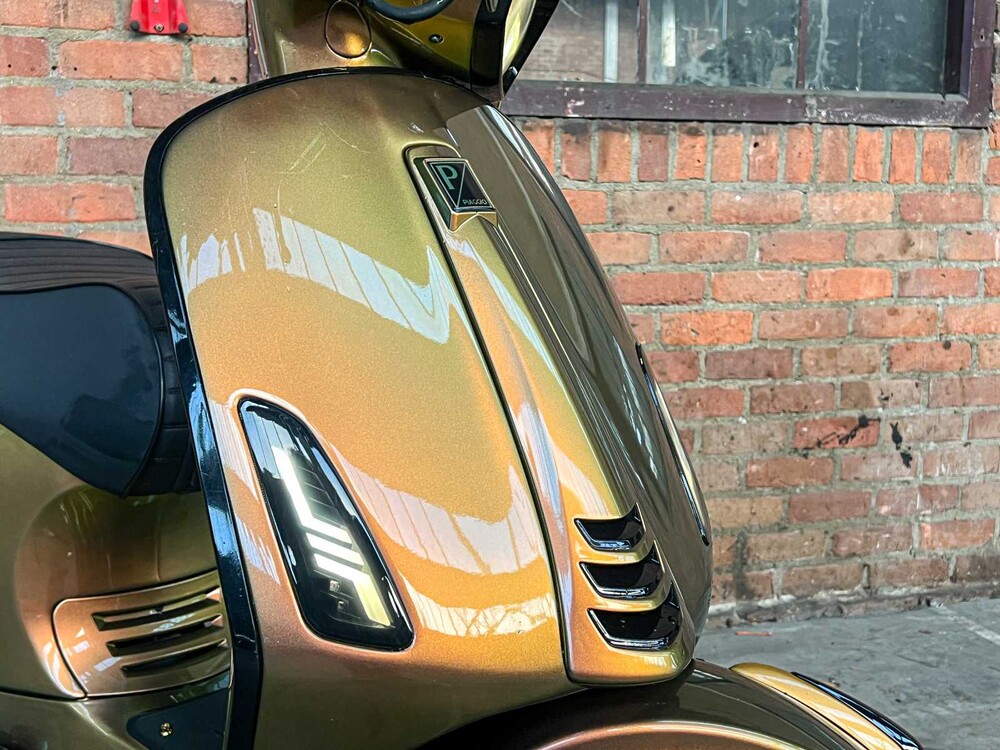 Vespa Sprint 4T (AKRAPOVIC) 49cc 2016 -CUSTOM-, DBP-40-B Bromscooter