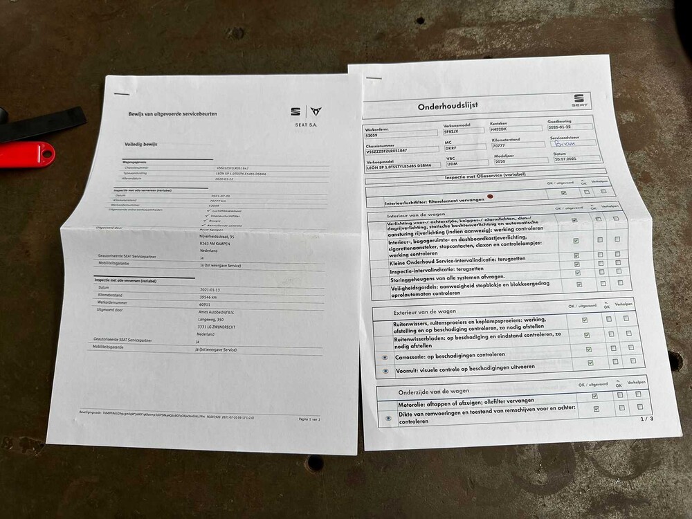 SEAT Leon ST 1.0 TSI 116PS 2020 ORIG-NL, H-452-DK