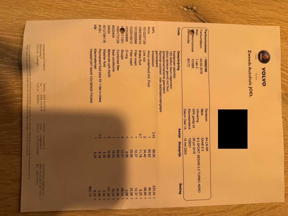 Saab 9-3 Sport Limousine 2.0T Aero 209PS 2003 (Original-NL), 64-LN-SR