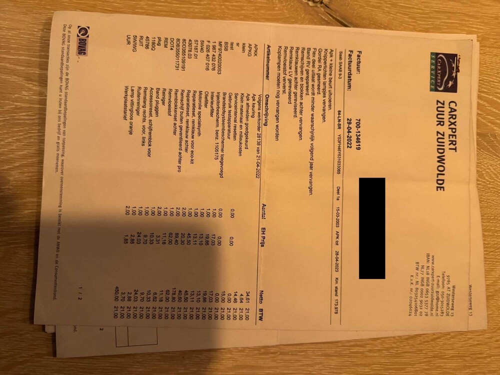 Saab 9-3 Sport Limousine 2.0T Aero 209PS 2003 (Original-NL), 64-LN-SR