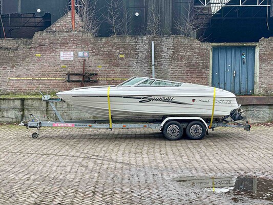 Mariah Shabah Speedboat 205hp 1999 (73-67-YE) 6+ meter Boat Trailer 2009 (77-WJL-7)