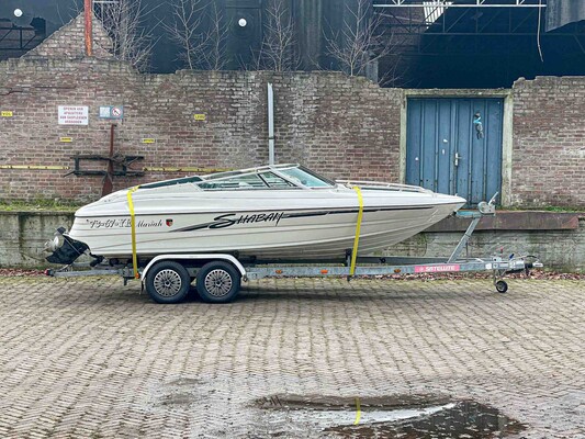 Mariah Shabah Speedboat 205hp 1999 (73-67-YE) 6+ meter Boat Trailer 2009 (77-WJL-7)