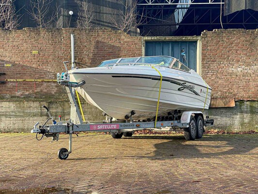 Mariah Shabah Speedboat 205hp 1999 (73-67-YE) 6+ meter Boat Trailer 2009 (77-WJL-7)