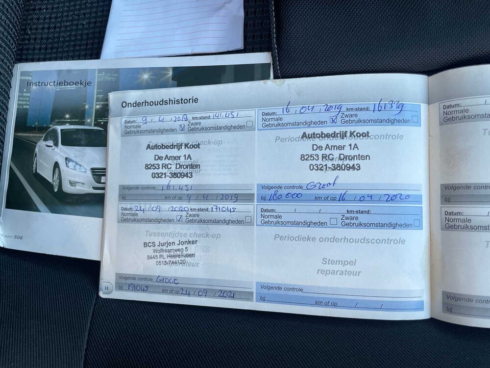 Peugeot 508 SW 1.6 e-HDi Blue L.Ex. 111PS 2012 (Original-NL), 80-TJF-3