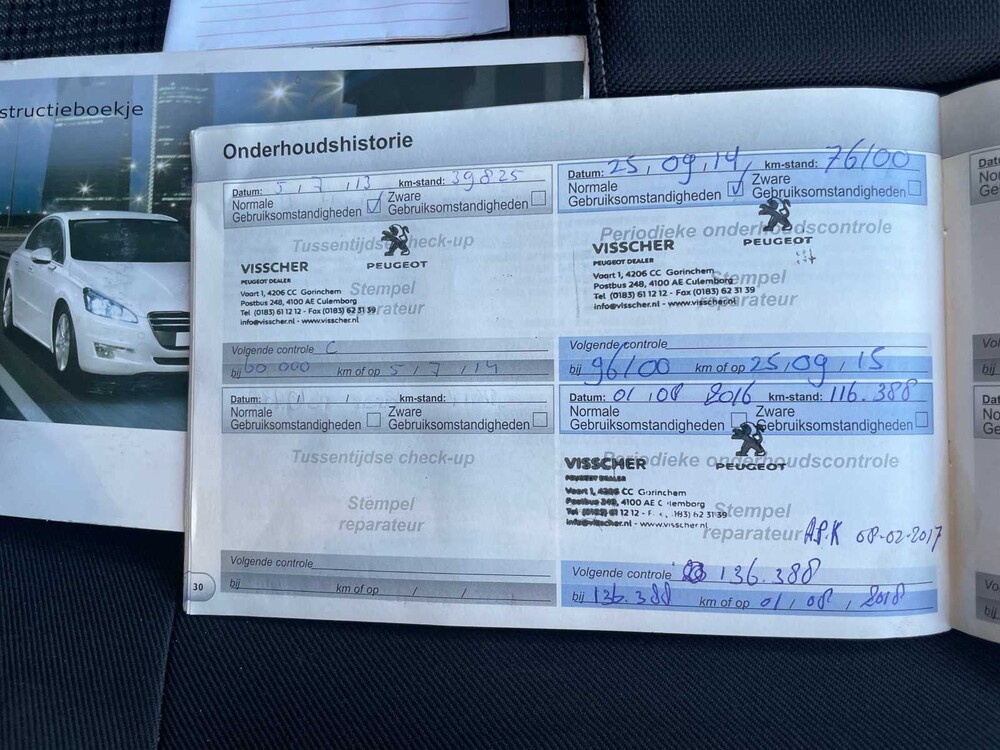 Peugeot 508 SW 1.6 e-HDi Blue L.Ex. 111PS 2012 (Original-NL), 80-TJF-3