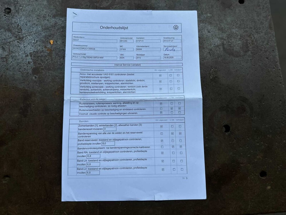 Volkswagen Polo 1.2 TDI Bl.M. Comfl. 75hp 2012, 67-XFV-3