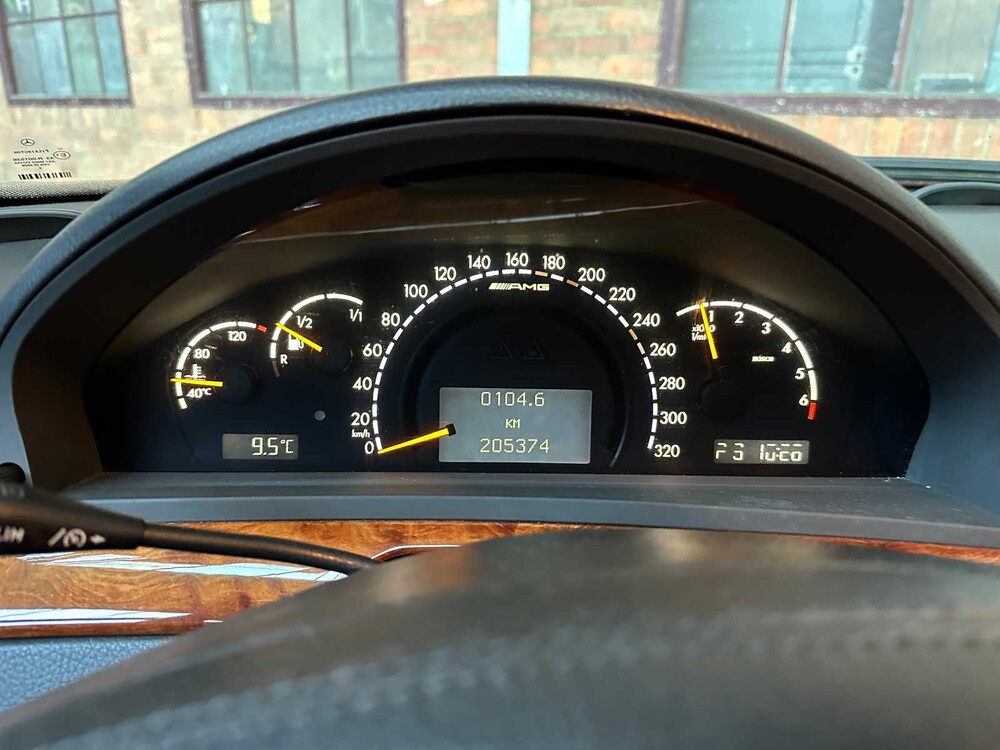 Mercedes-Benz S55 AMG Lang 5.5 V8 360pk 2002 S-Klasse, RG-842-N