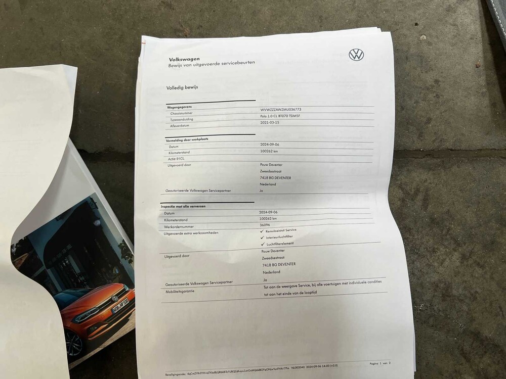 Volkswagen Polo 1.0 TSI Comf.l. Bus. 95PS 2021, K-318-VD