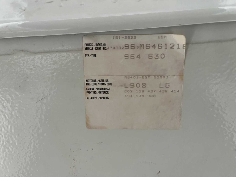 Porsche 911 Carrera 2 964 Cabriolet 1991