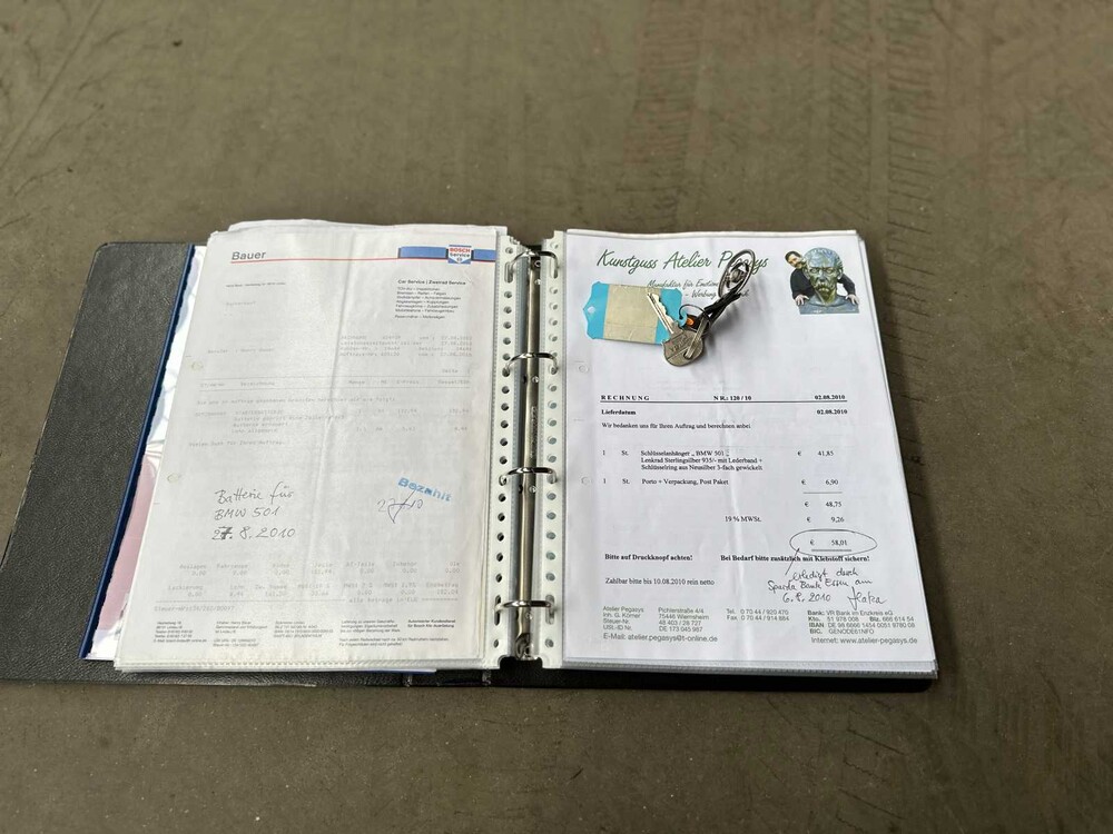 BMW 501-6 Baur 2-Zt Cabriolet 1955, PM-40-40 Oldtimer