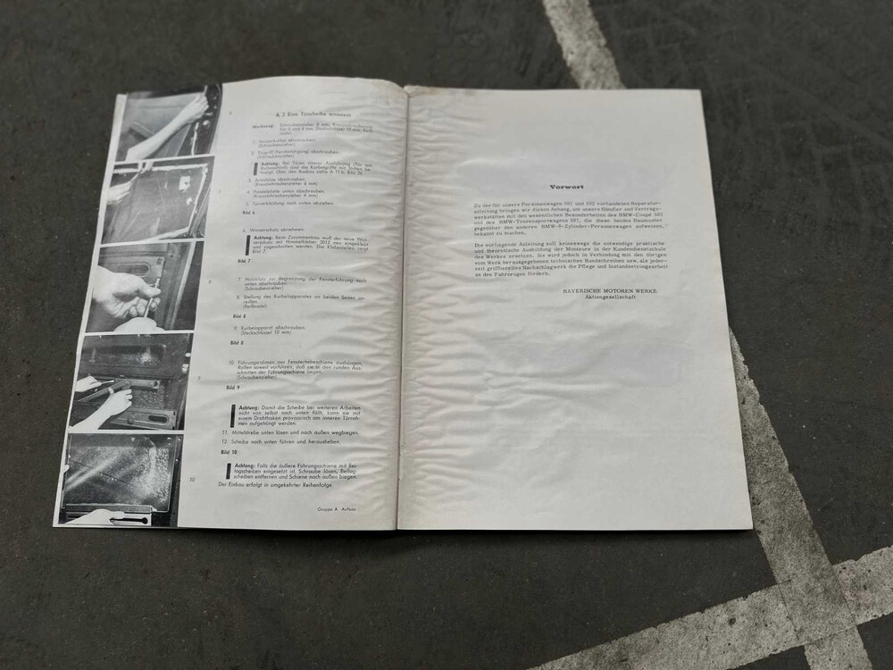 BMW 501-6 Baur 2-Zt Cabriolet 1955, PM-40-40 Oldtimer