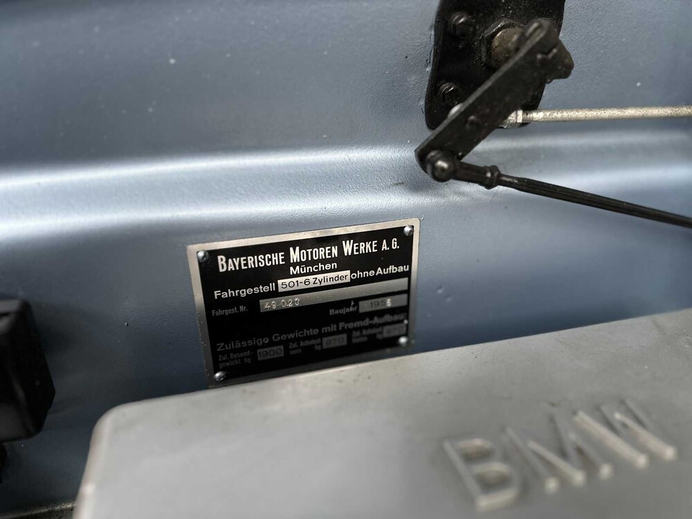 BMW 501-6 Baur 2-Zt Cabriolet 1955, PM-40-40 Oldtimer