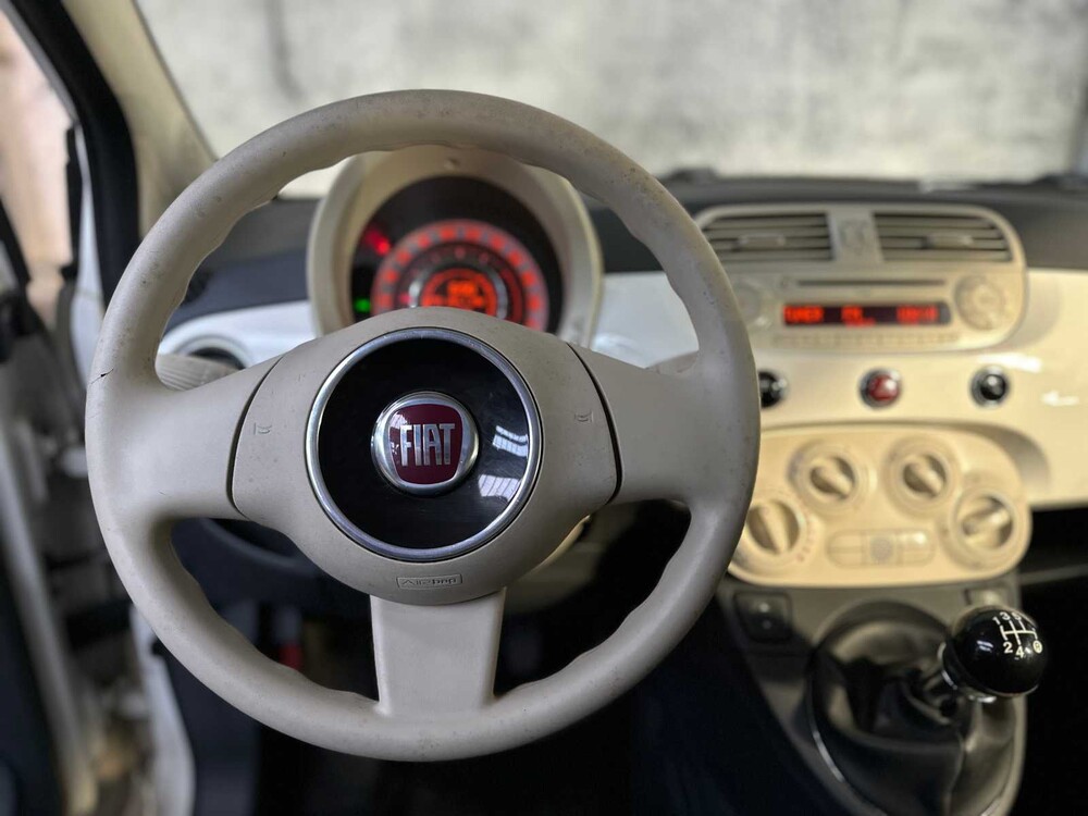 Fiat 500 1.2 Naked 69pk 2008, 25-LGP-8