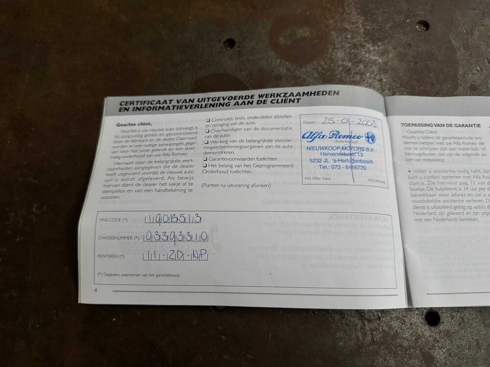 Alfa Romeo 147 1.6 TS Business 105PS 2008