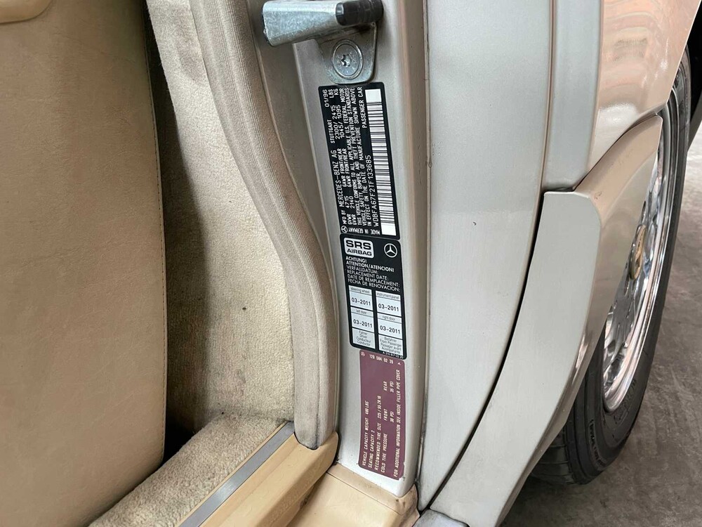 Mercedes-Benz SL500 5.0 V8 R129 320pk 1996 Hardtop SL-Klasse Youngtimer