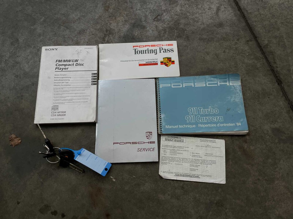 Porsche 911 3.2 Carrera 930 231pk 1984