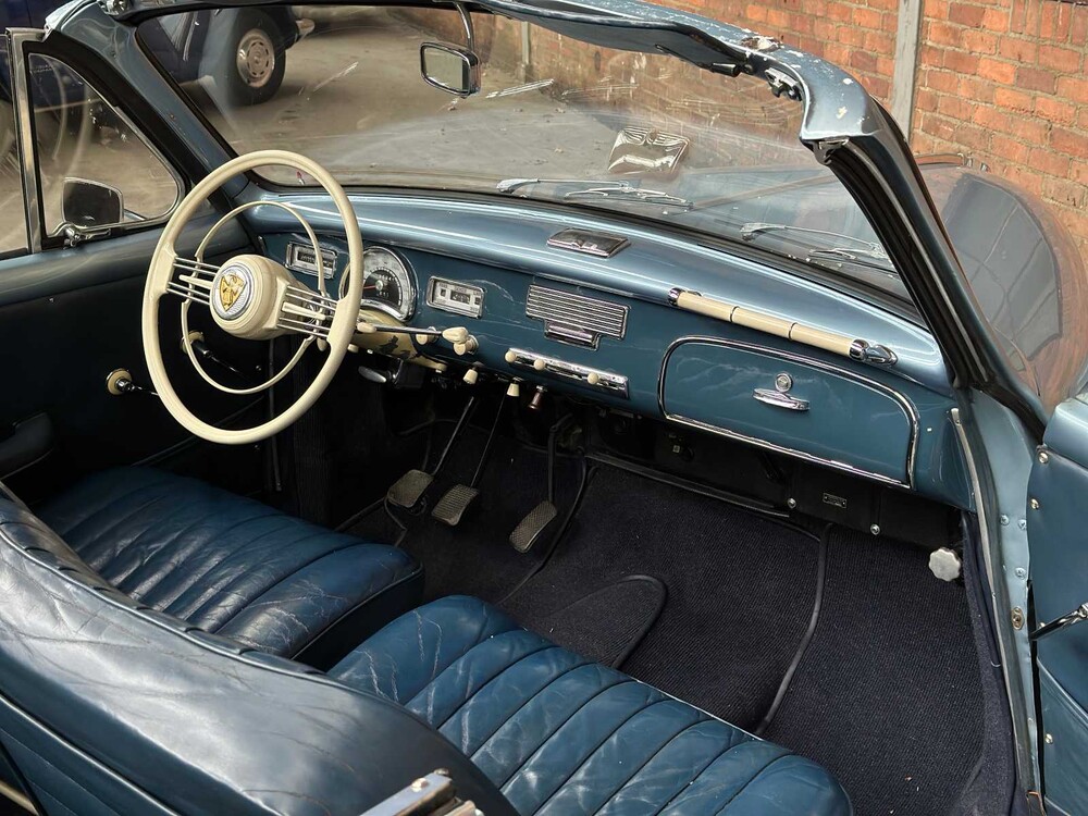 BMW 501-6 Baur 2-Drs. Cabriolet 1955, PM-40-40 Oldtimer