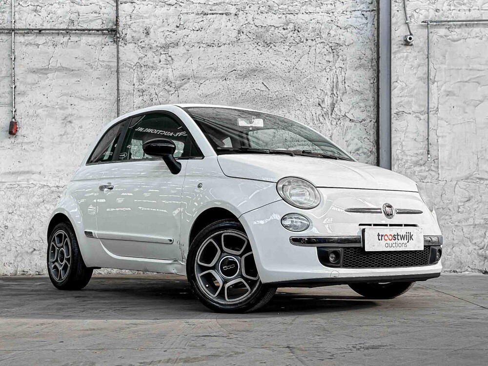 Fiat 500 1.2 Naked 69pk 2008, 25-LGP-8