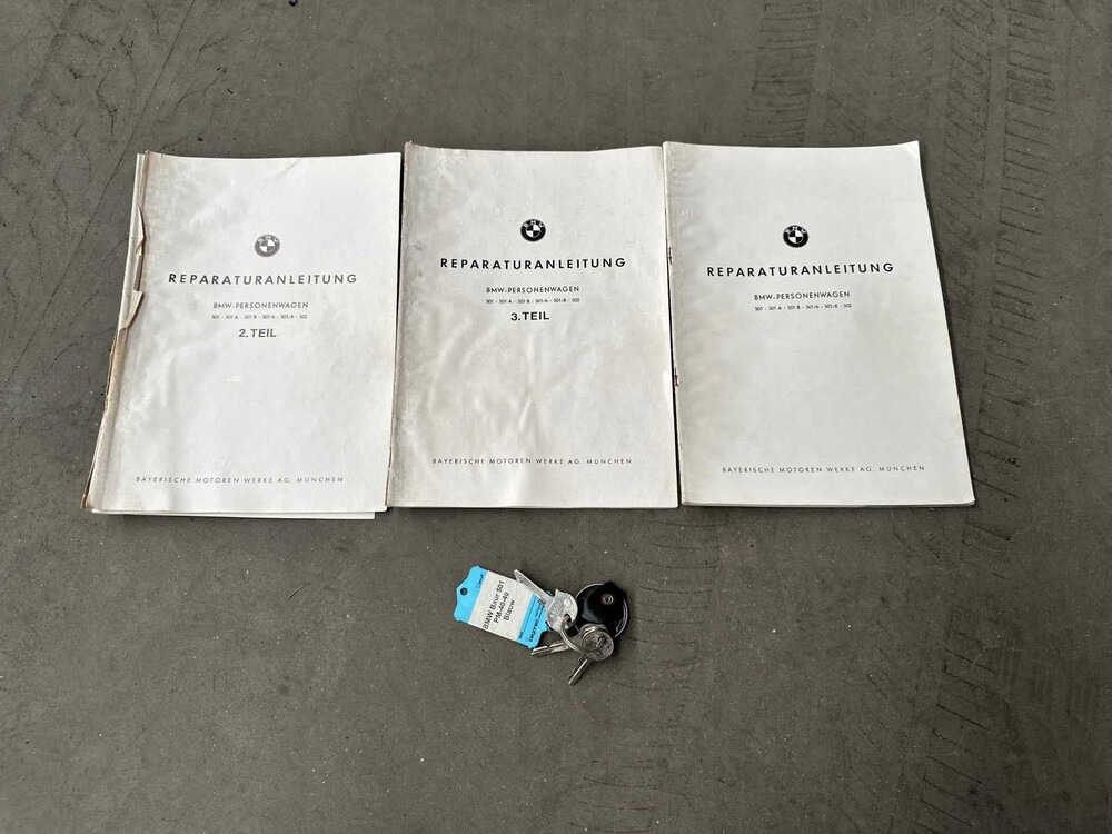 BMW 501-6 Baur 2-Drs. Cabriolet 1955, PM-40-40 Oldtimer