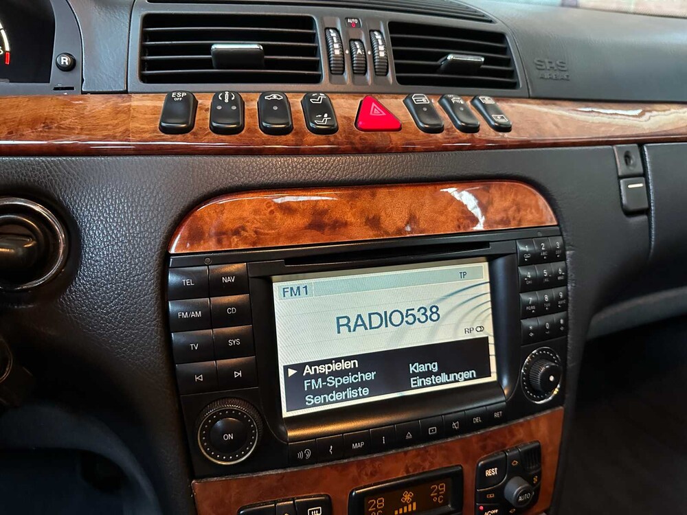 Mercedes-Benz S55 AMG Lang 5.5 V8 360pk 2002 S-Klasse, RG-842-N